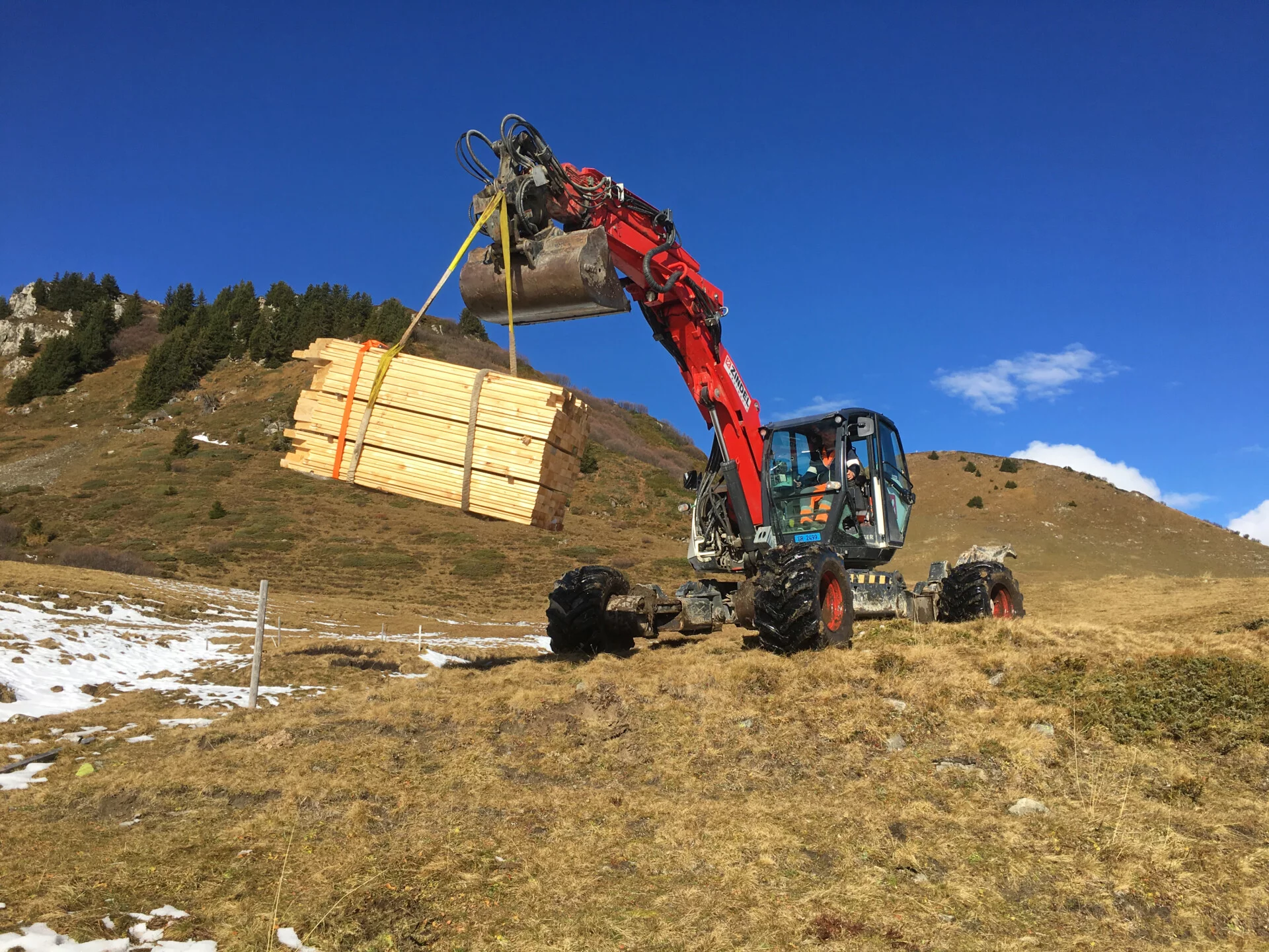 Moorsanierung, Jeninser Alp und Maienfelder Vorderalp (Foto © Markus Camastral)