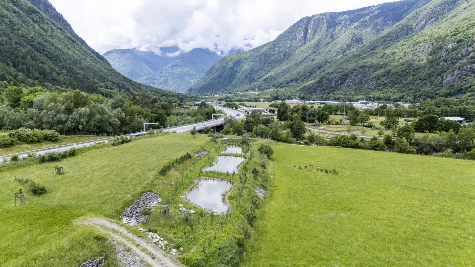 Weiher Roveredo (Foto © Mayk Wendt)