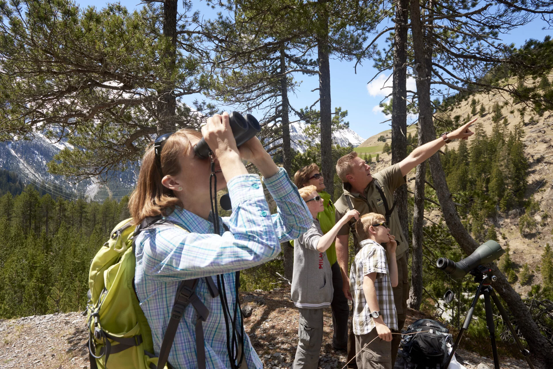 Wildbeobachtung Val Tuors Bergün (Foto © Stefan Schlumpf)